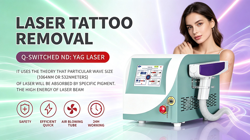 Macchina per la rimozione del tatuaggio