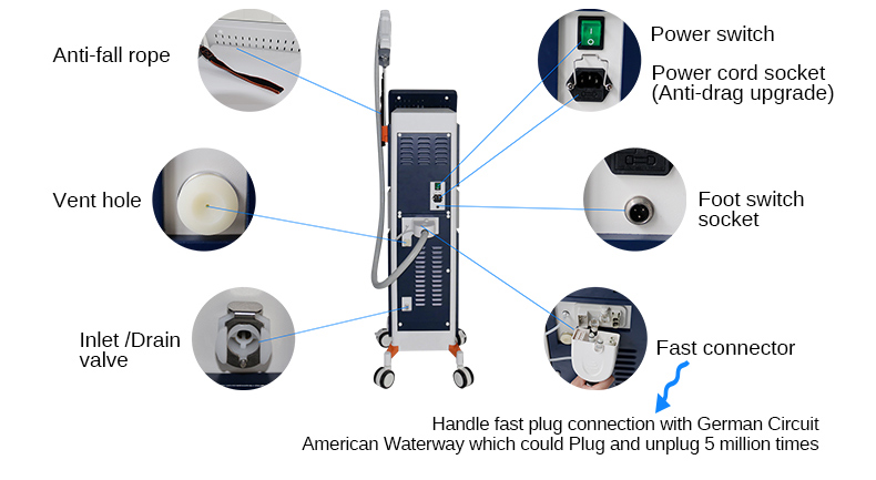 macchina laser per rimozione del tatuaggio