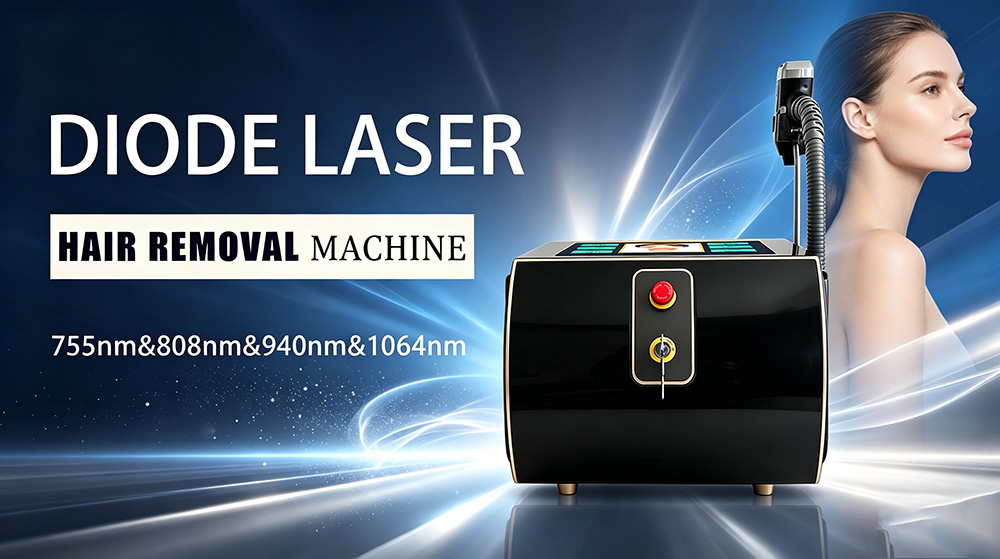 Macchina per la depilazione laser a diodi