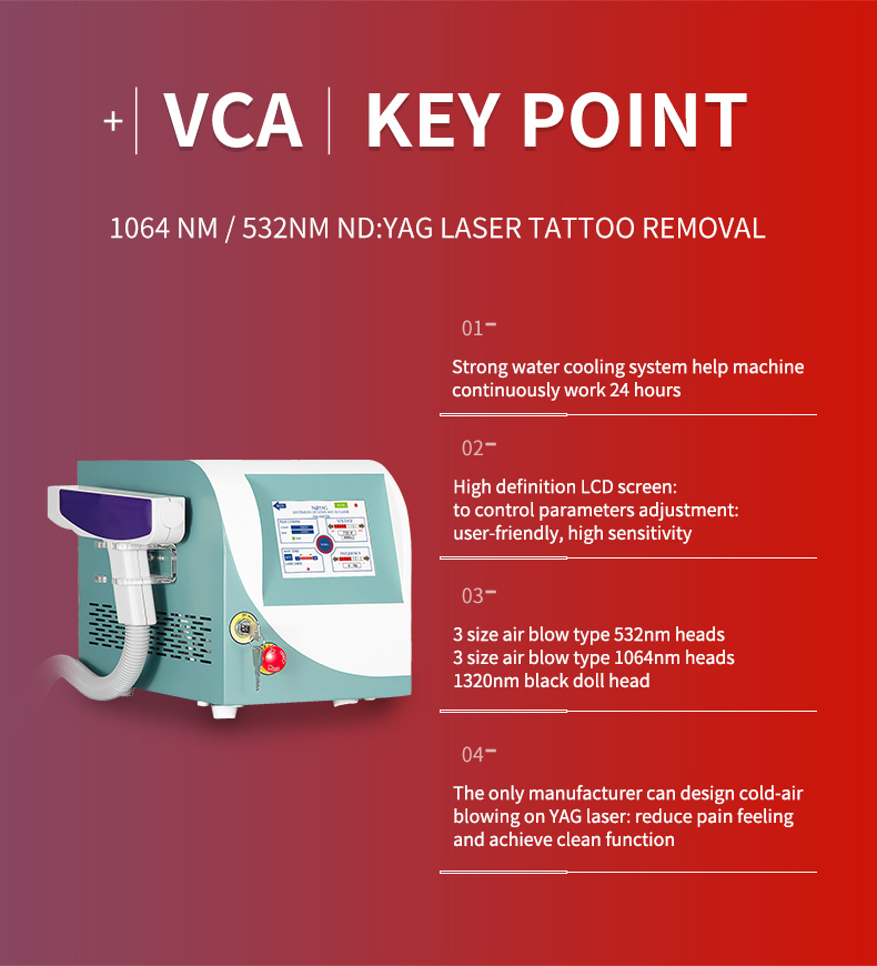 macchina per la rimozione del tatuaggio laser