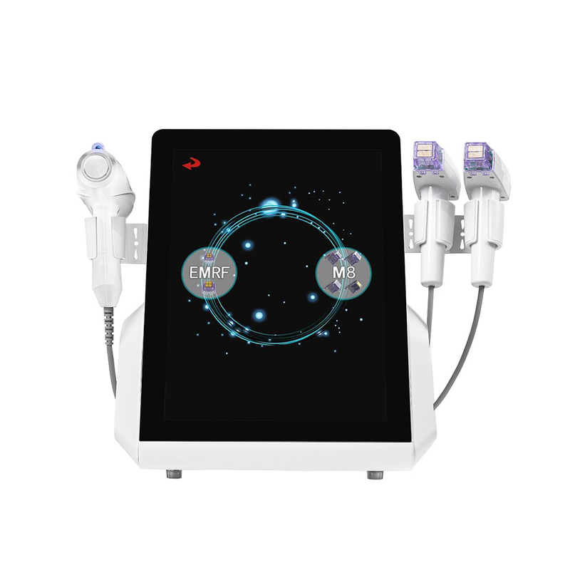 3 in 1 EMRF M8+Ice Hammer Gold Frazionamento Micro-Needle Beauty Machine