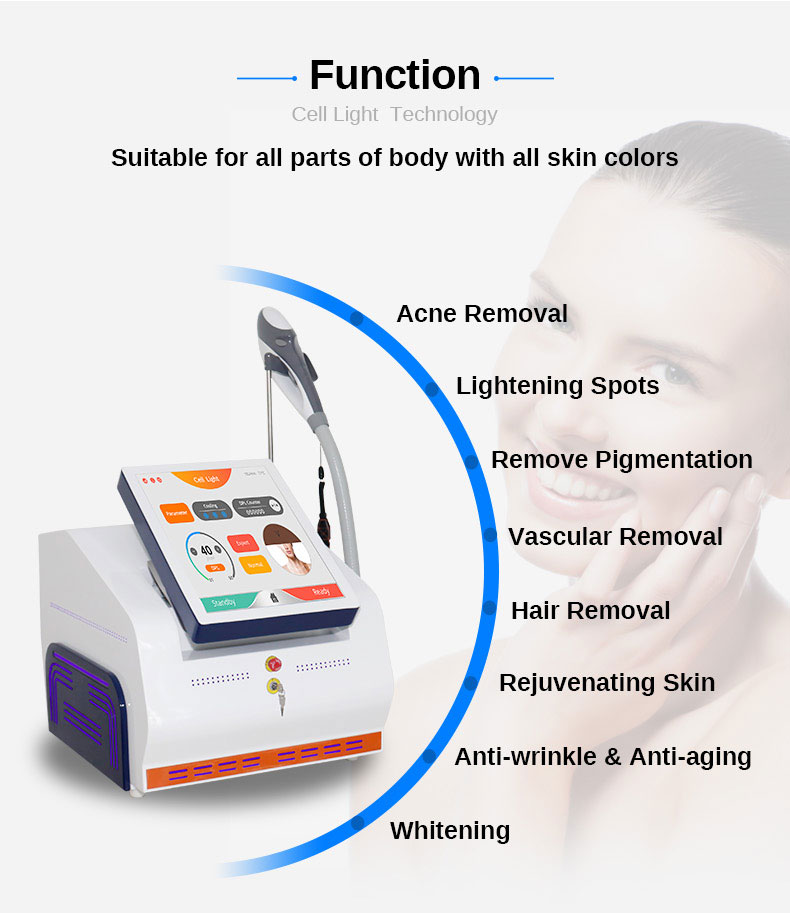 Depilazione dei capelli leggeri cellulari 