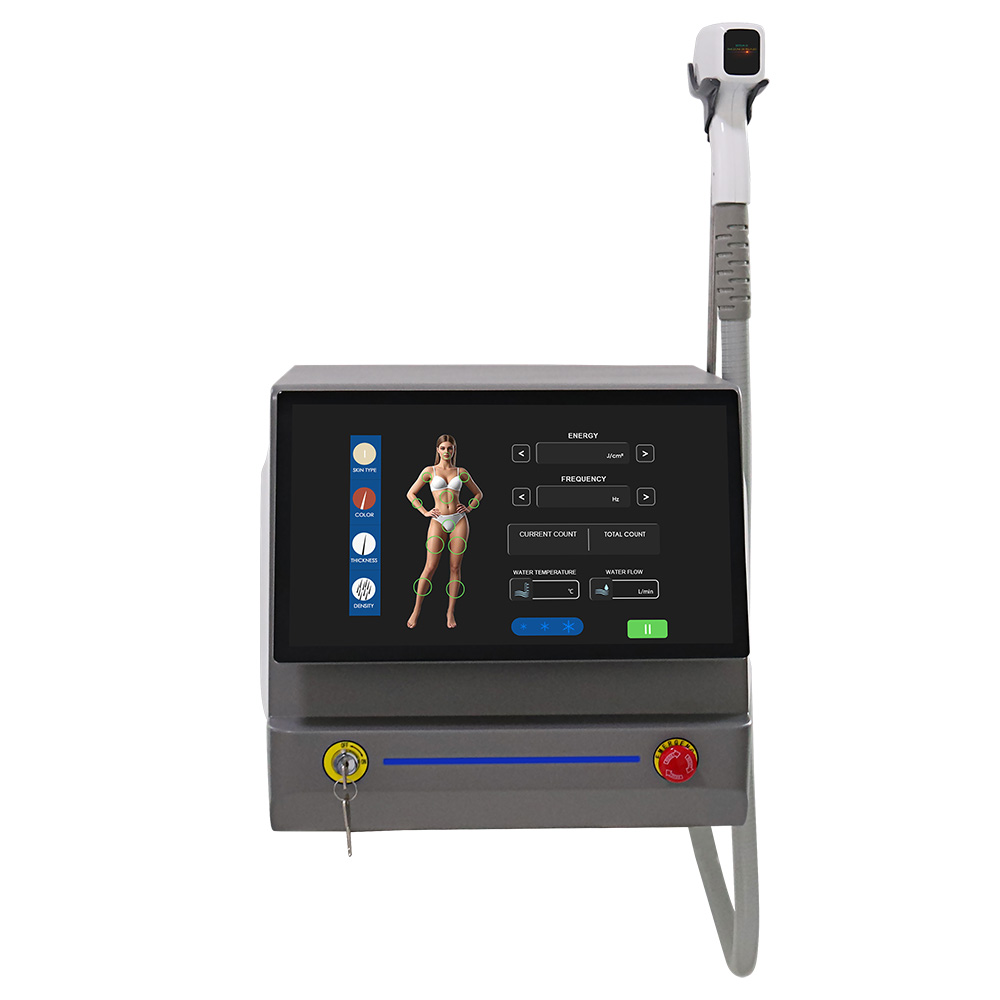 Macchina professionale per la depilazione laser a diodi 808nm per salone