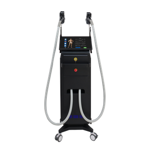 Macchina professionale per la depilazione laser a doppio manipolo