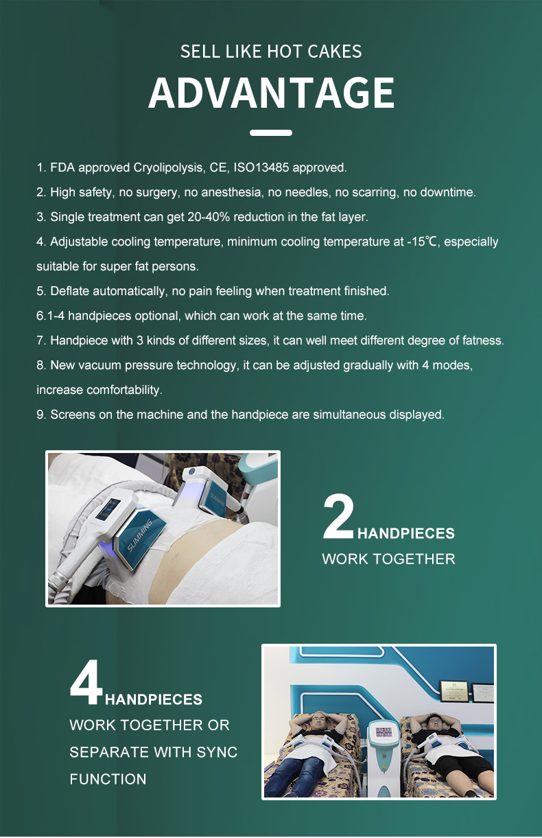 Macchina dimagrante per criolipolisi