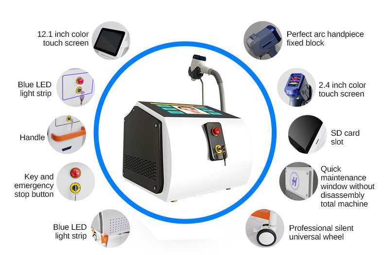 macchina per la depilazione laser