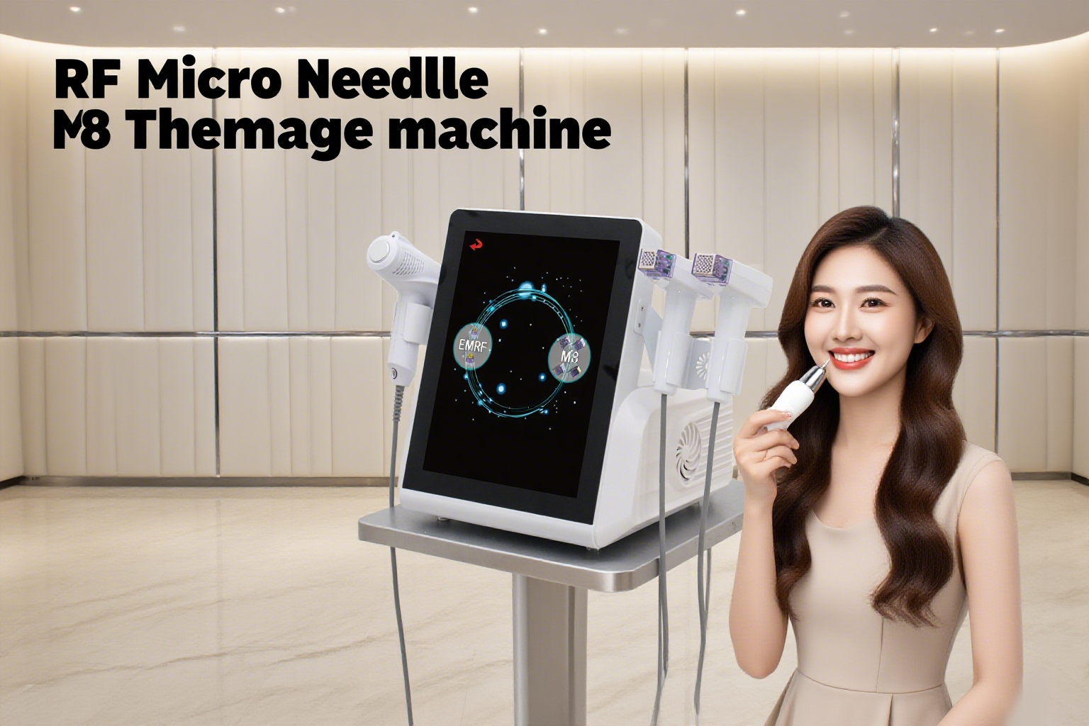 Slagno di rimozione di M8 M8 Microneedle RF Frational RF frazionaria