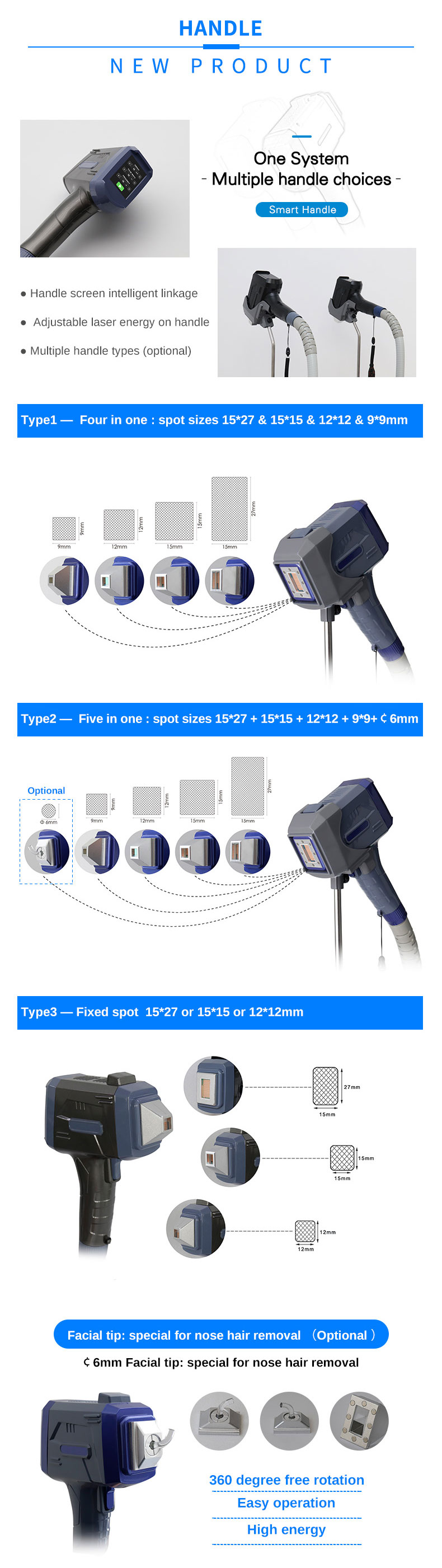 macchina per la depilazione laser
