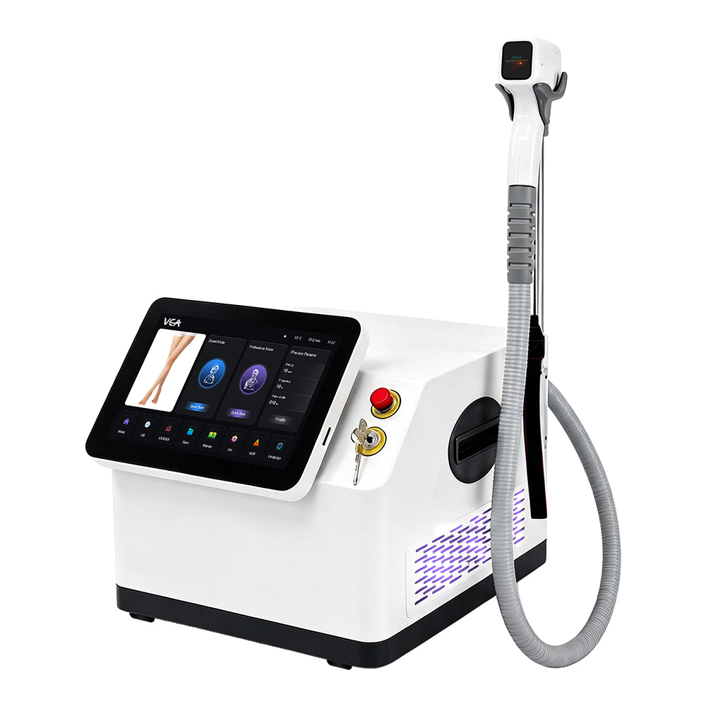 Dispositivo portatile per depilazione laser a diodi da tavolo 808nm per estetisti
