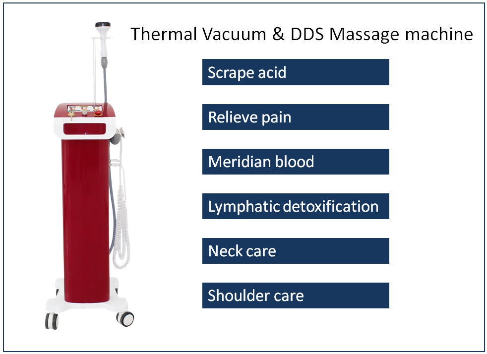 Vuoto termico e macchina dimagrante per massaggio caldo a microcorrente DDS