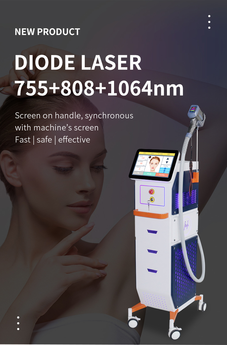 Macchina a diodi per depilazione laser