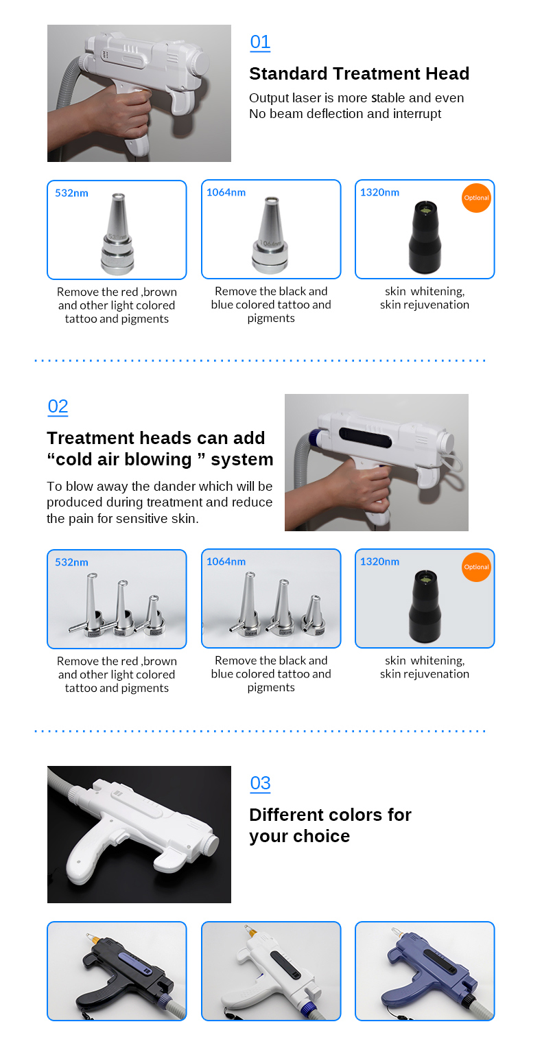 macchina laser per rimozione del tatuaggio