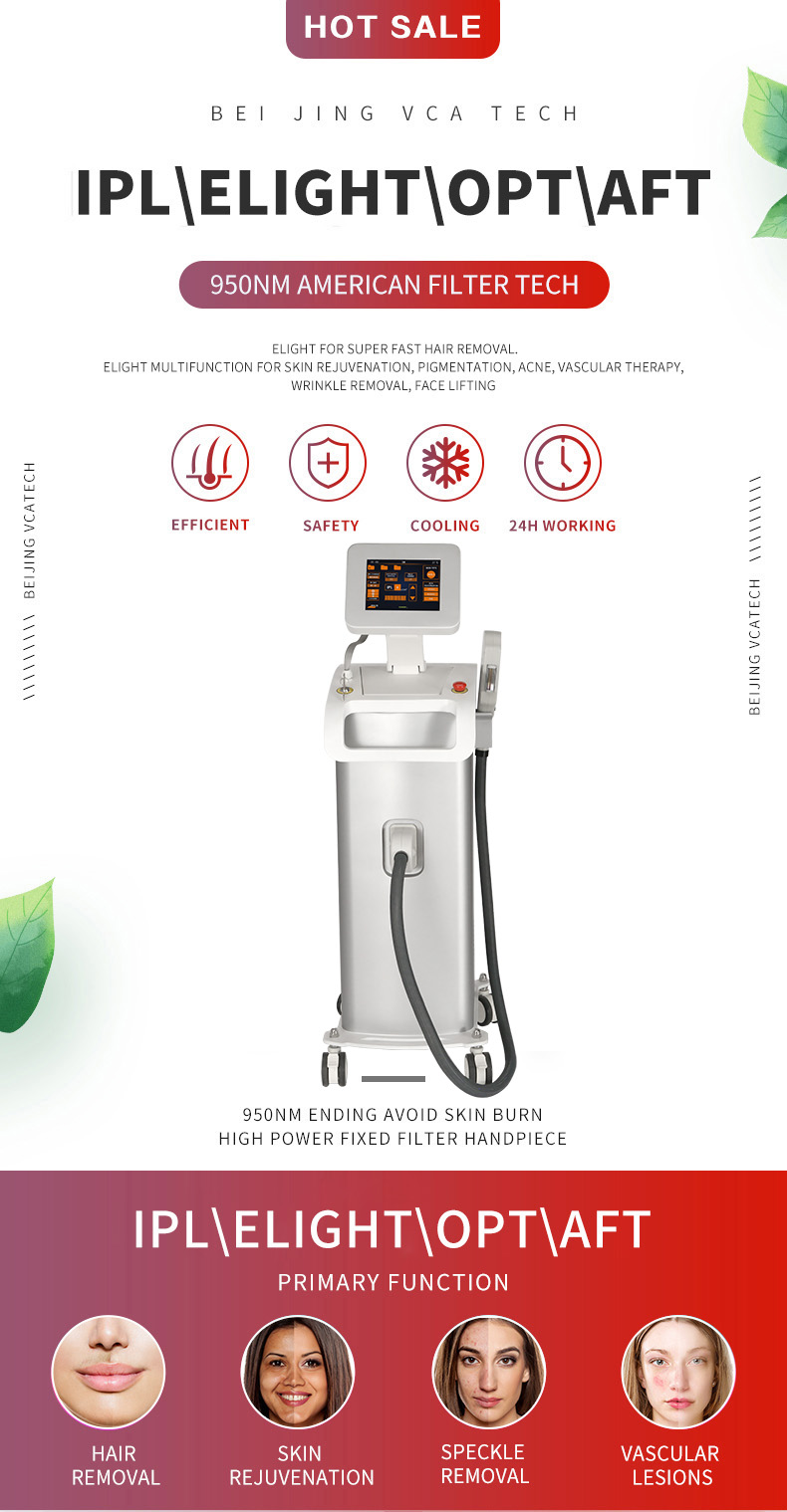  Depilazione permanente con laser Ipl