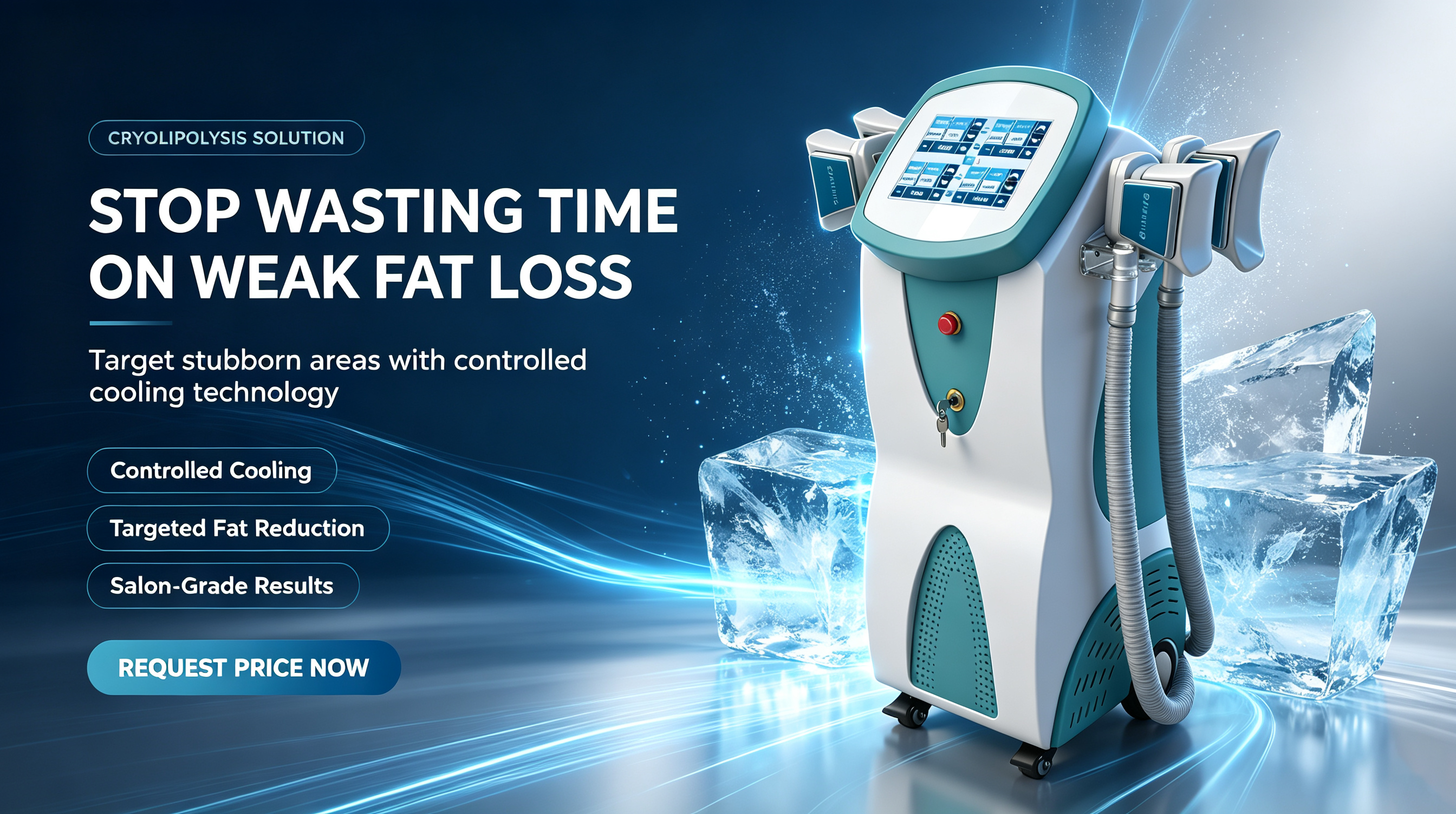 Macchina per il contouring del corpo con criolipolisi a 360&deg;