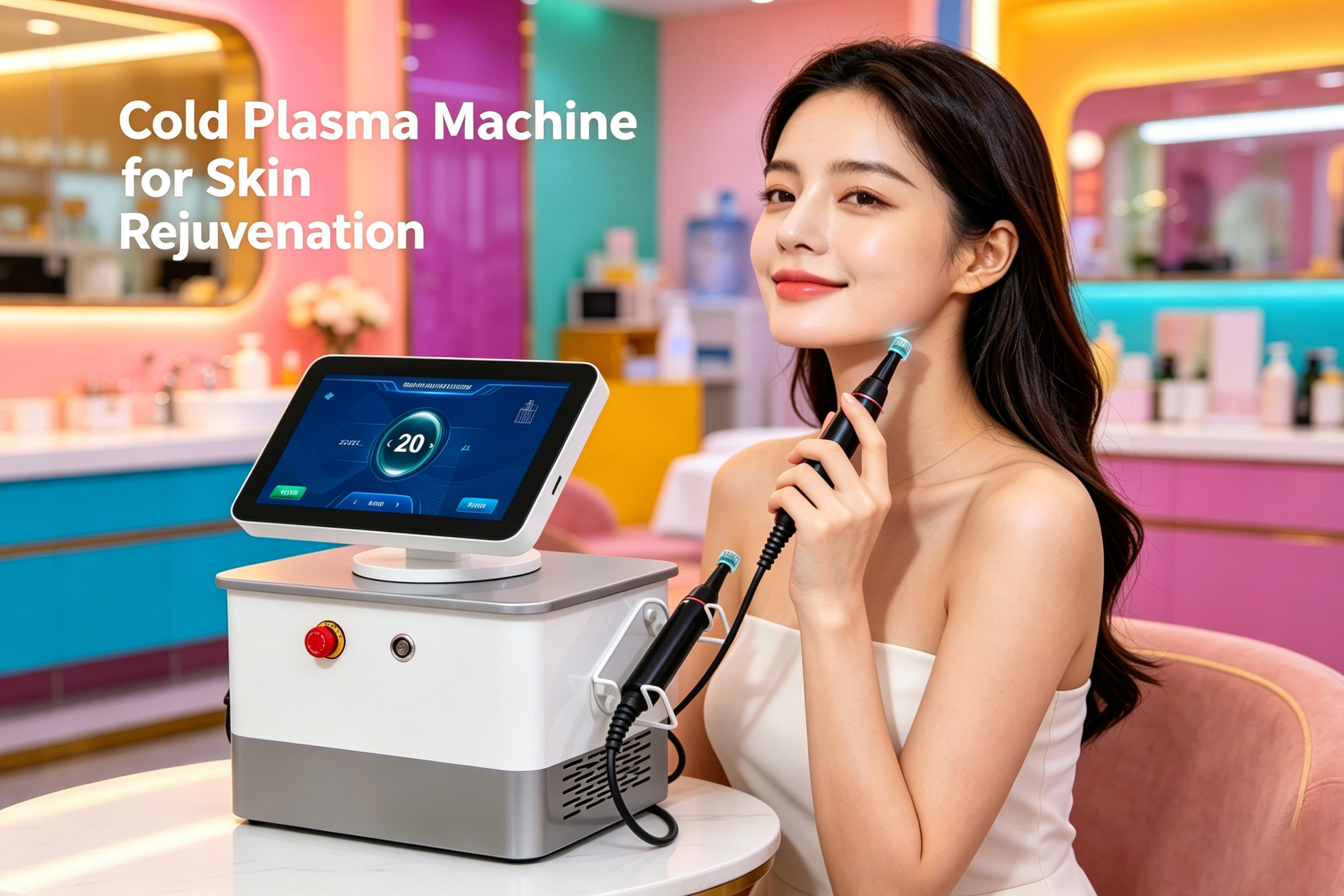 Macchina per il plasma freddo professionale per ringiovanimento della pelle